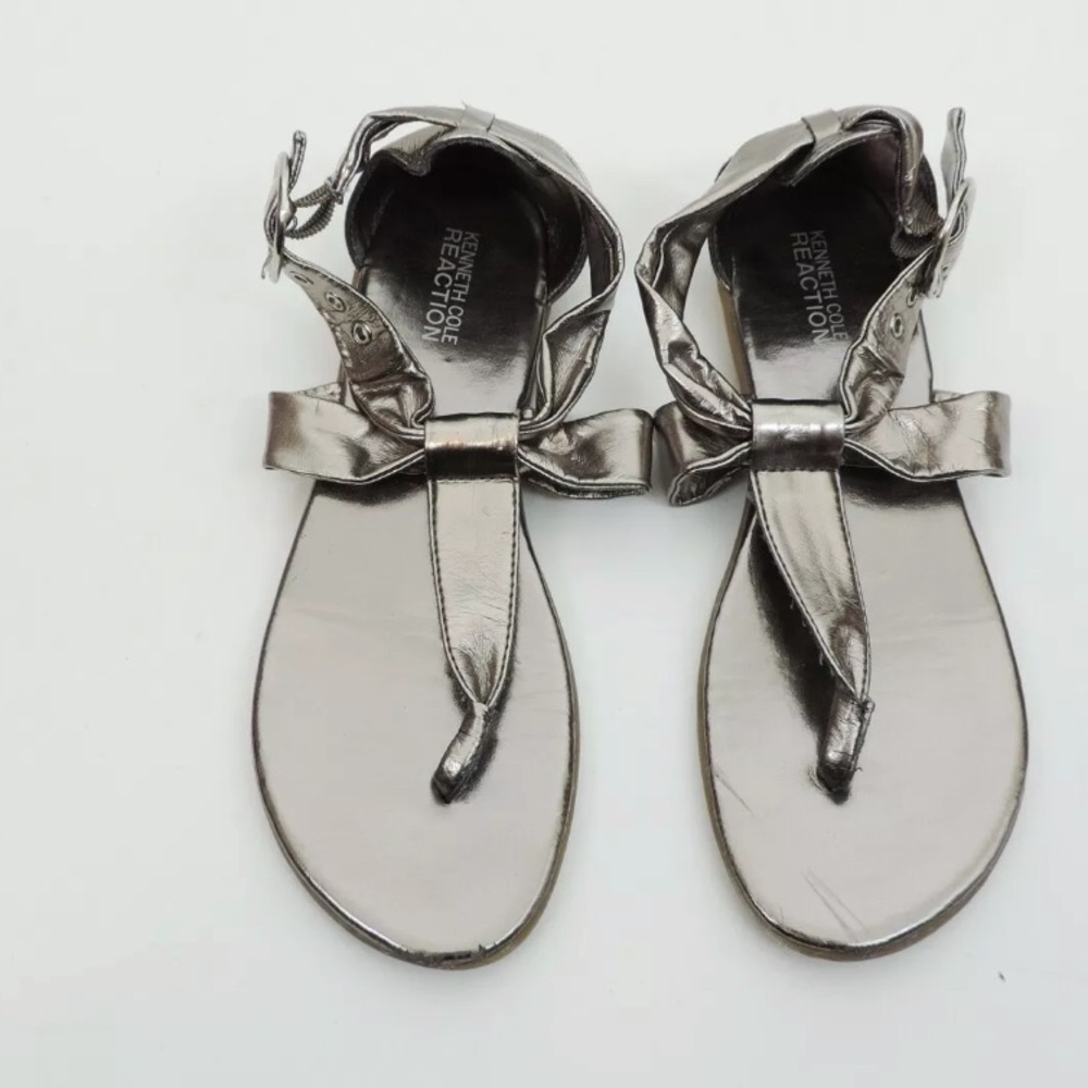 Girls Kids Silver Sandals Shoes